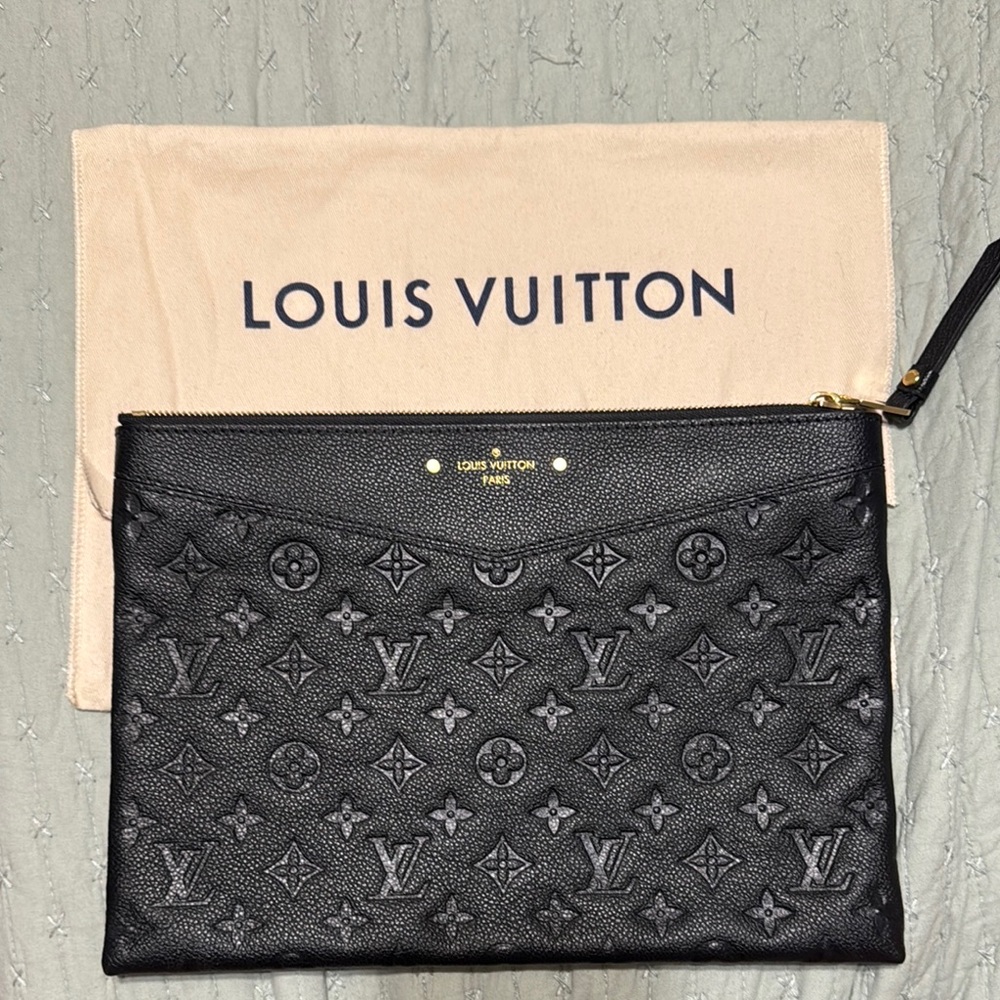 Louis Vuitton Black Monogram “Daily Pouch”